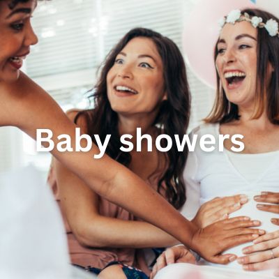 Baby shower button