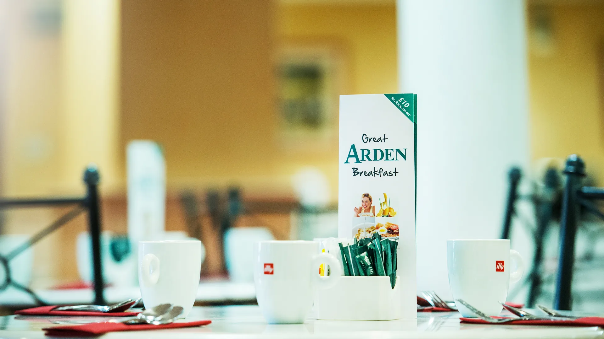 A table set for a great Arden breakfast at The Meeting Place.